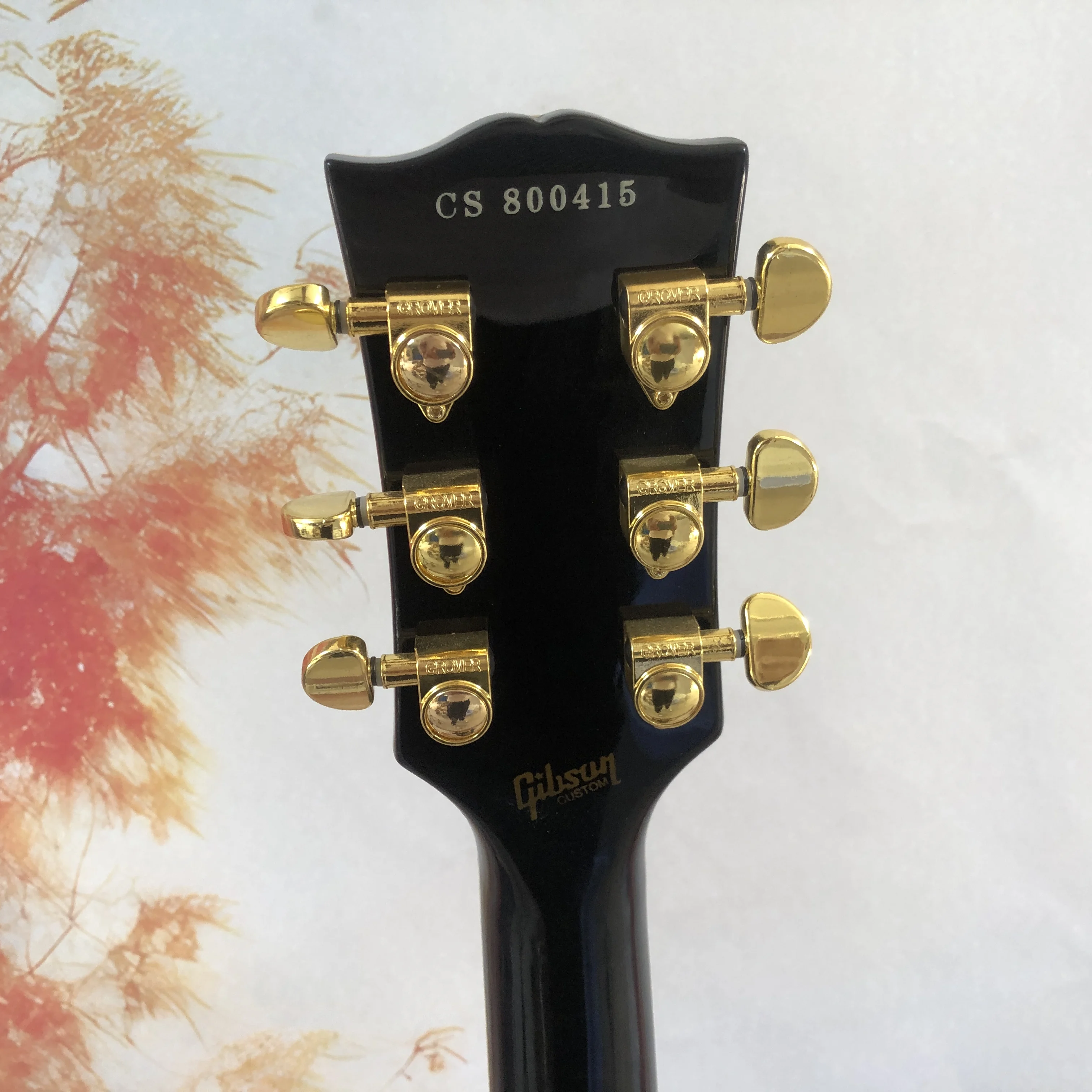 electric guitar 3H pickup Gold hardware Yellow binding rosewood fingerboard mahogany body For headless electric guitar