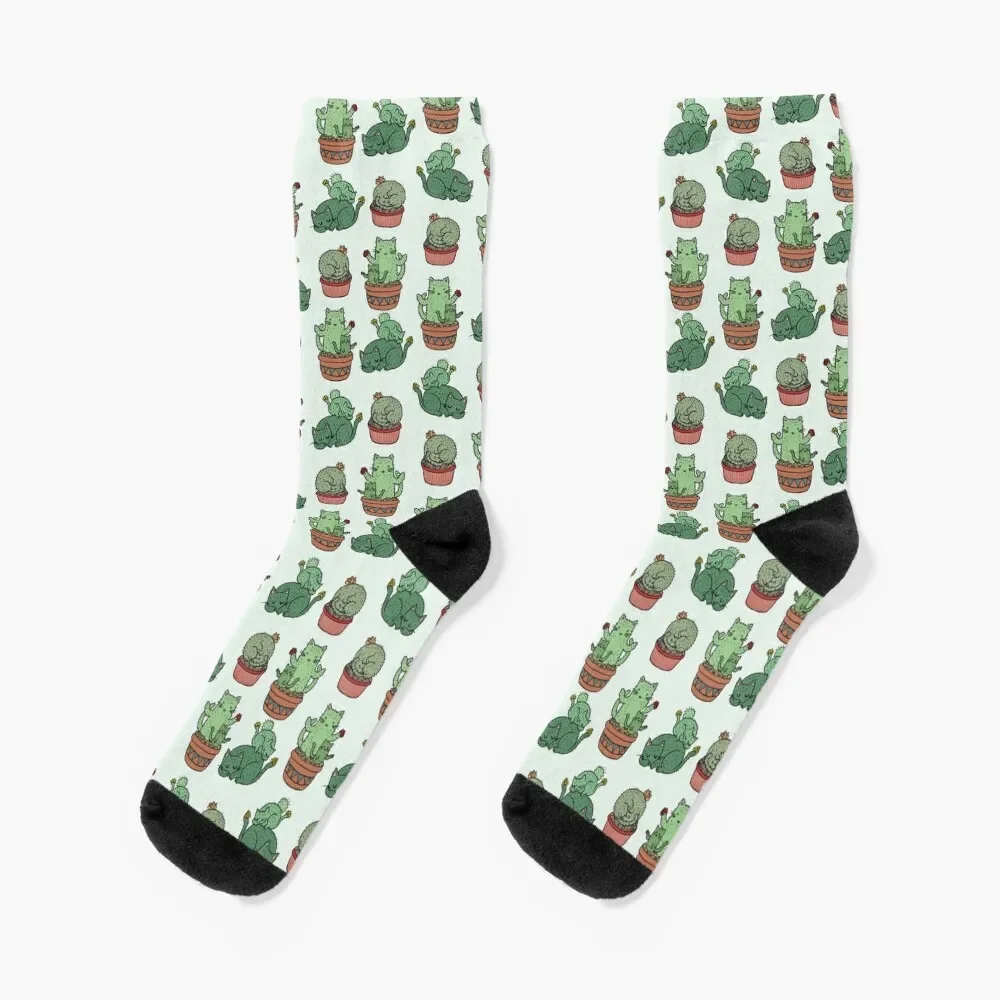 

Cactus Cats Socks Argentina funny sock halloween Men Socks Women's