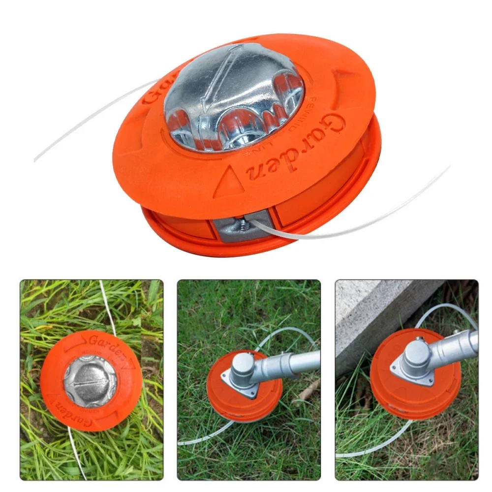 Universal Fit String Trimmer Replacement Bump Head Automatic Grass Trimmer Head for Gasoline Garden Machinery Brush Cutter