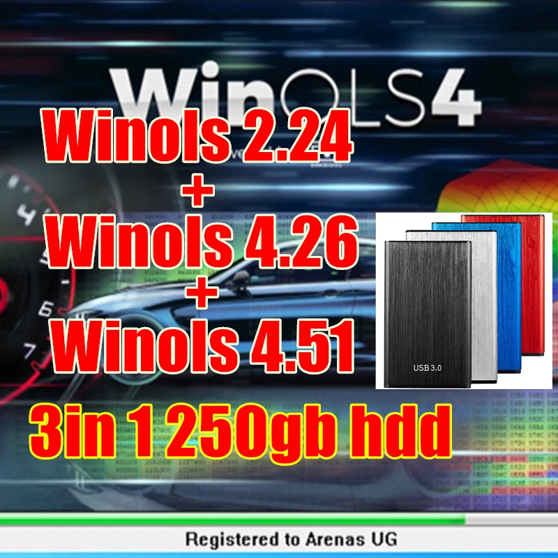 2022 TOP WinOLS 2.24 + WinOLS 4.26 + WinOLS 4.51 With Plugins +2021 ...