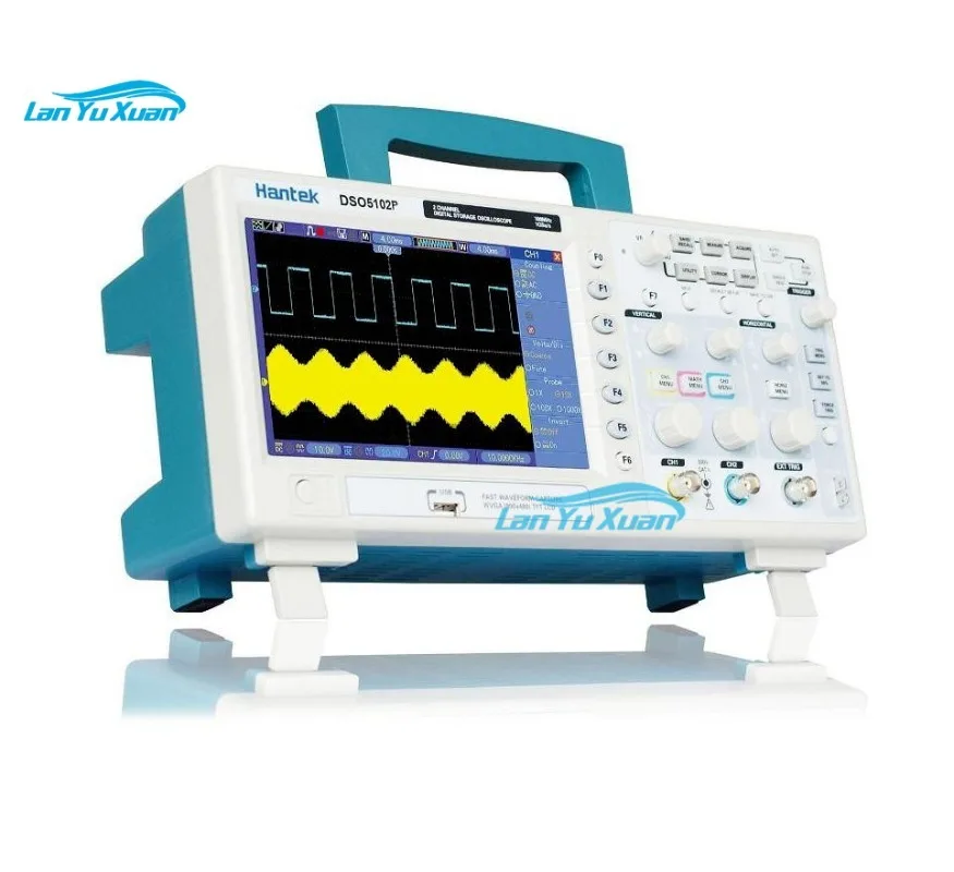 

Hantek Dso5102p Digital Storage 100mhz 2 Channels Bench Usb Oscilloscope