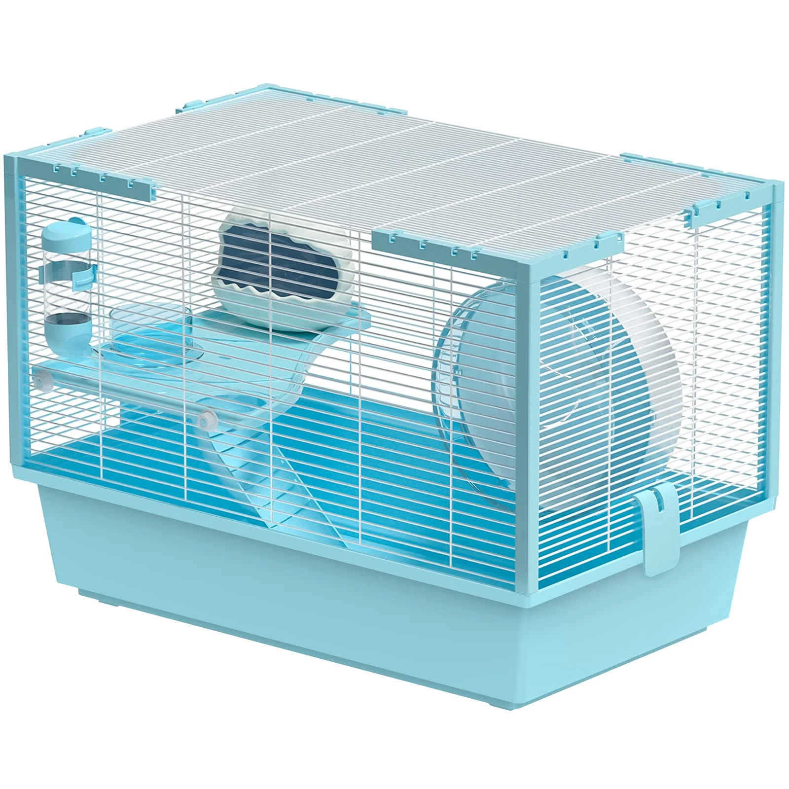 Mewoofun Large Hamster Cages Habitats Small Animal Cage for Syrian