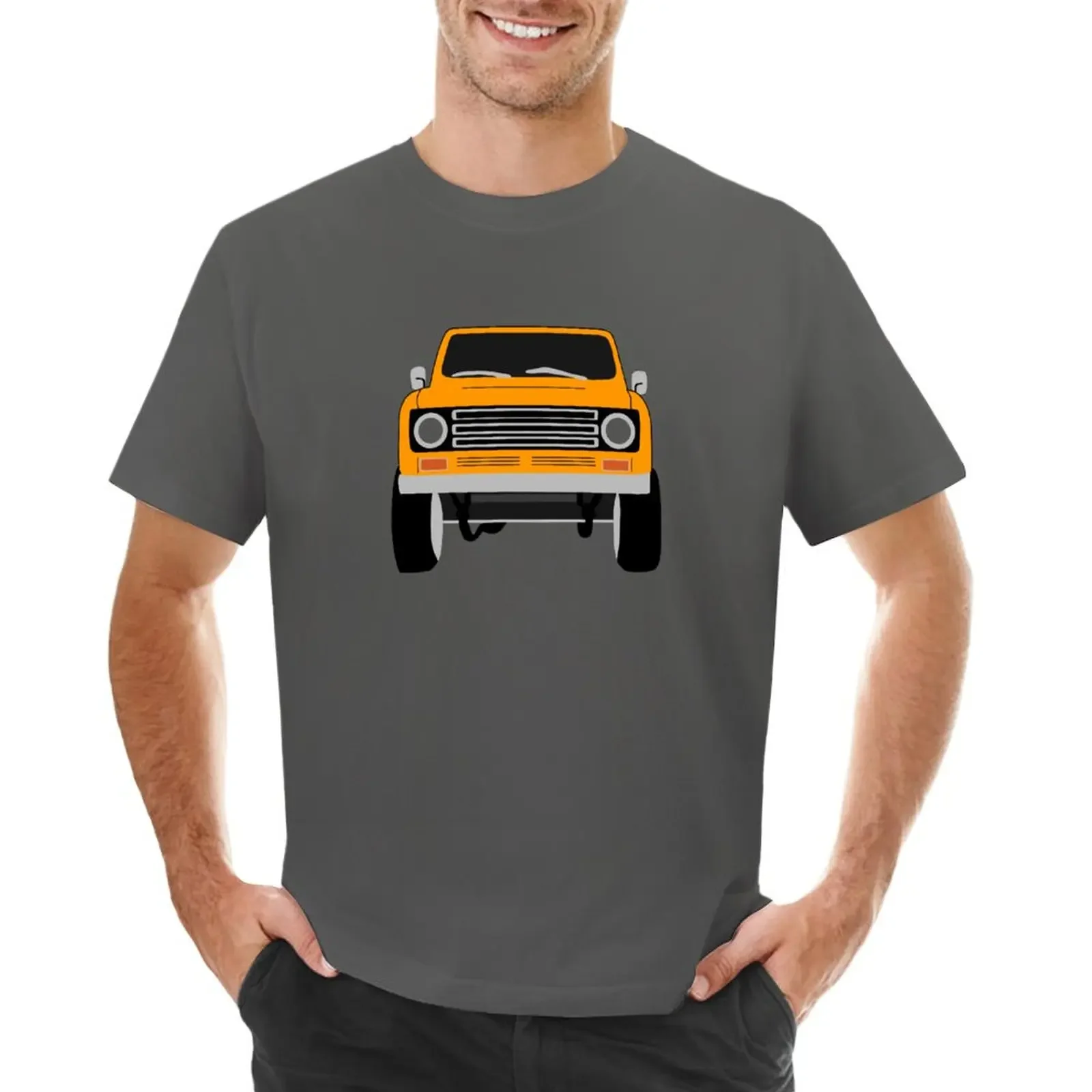 Orange International Scout T-Shirt Grafica Plain Blacks Boys Animal Print T-Shirt Manica Corta Da Uomo