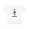 2025 MAISON KITSU Fox Barbour Printed Loose Round Neck T-shirt Casual, Niche, Versatile, Lazy Style 3