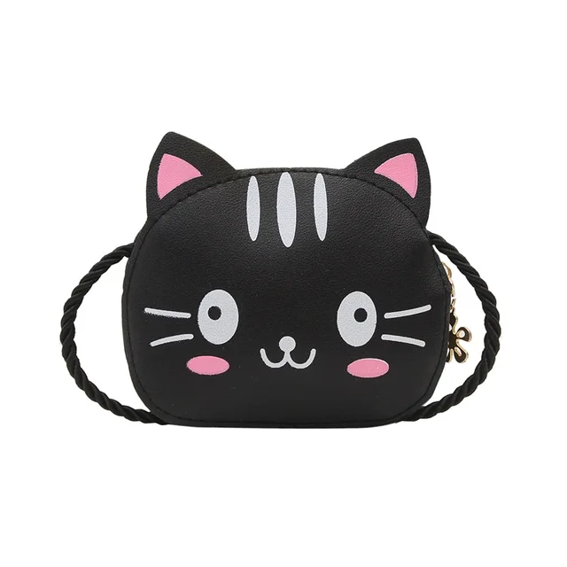 Mini Children Bag Anime Figures Purple Pink Cute Silicone Bags Coin Purse Shoulder Bag Cartoon Kawaii Fashion Toys For Kids Gift A