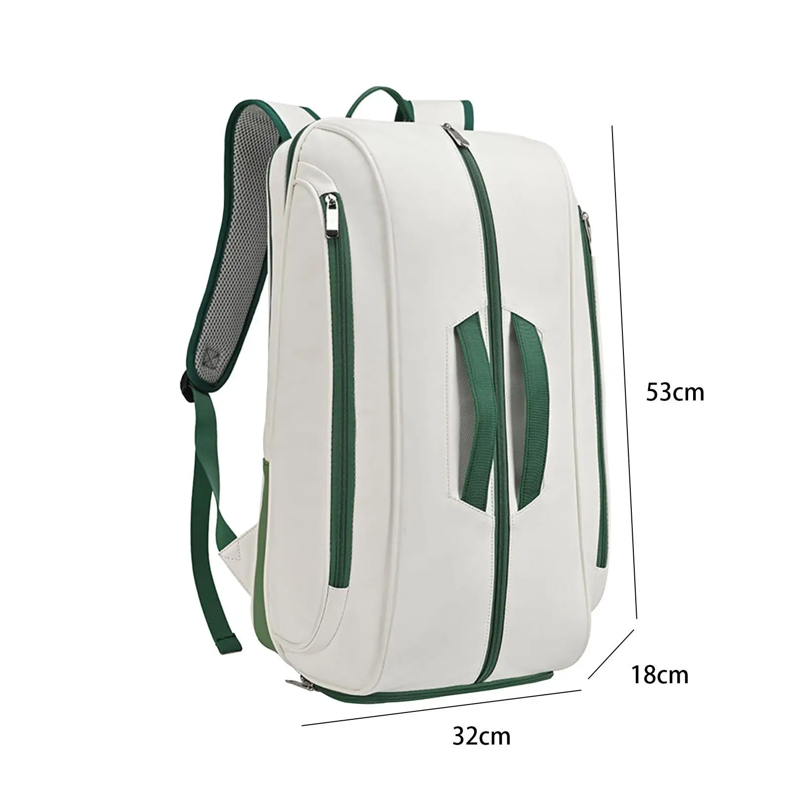 Tennis Bag Portable Badminton Backpack Sports Backpack Tennis Backpack for Beginners Men and Women Travel with Shoes Pocket