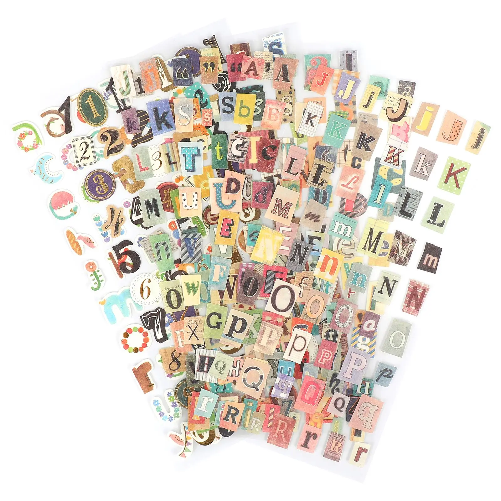 6 Sheet Stickers Graffiti Creative Style Letters Numbers Notebook Decorative Adhesive Decals For Scrapbook Crafts decorative stickers self adhesive stickers stationery stickers paper stickers adhesive stickers decorative labels stickers diy scrapbooking accessories