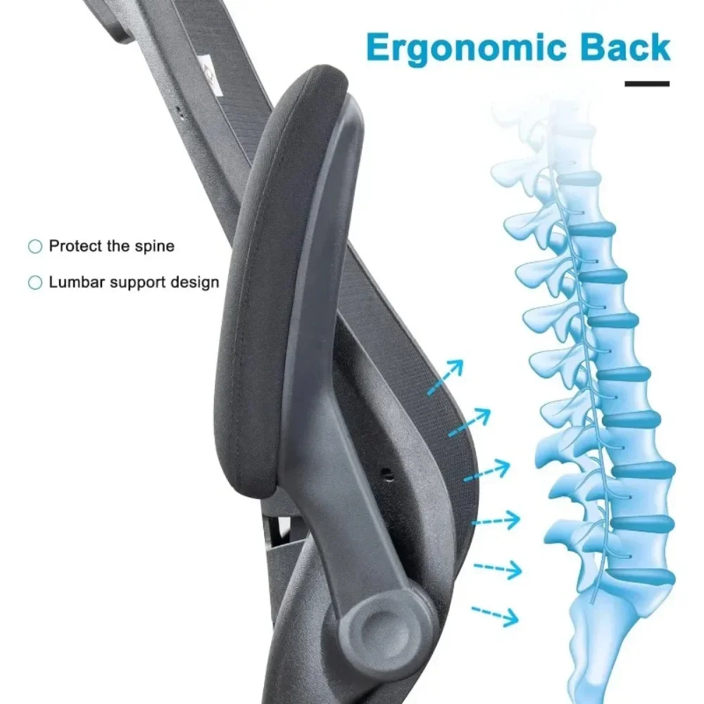 400lbs High-Back Mesh Ergonomic Drafting Chair,Tall Office Chair, Standing Desk Chair,Adjustable Headrest 5