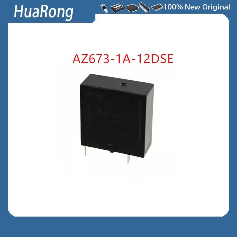 5 шт./партия AZ673-1A-12DSE 12 В постоянного тока 10A 250 В переменного тока 12 В 4 контакта