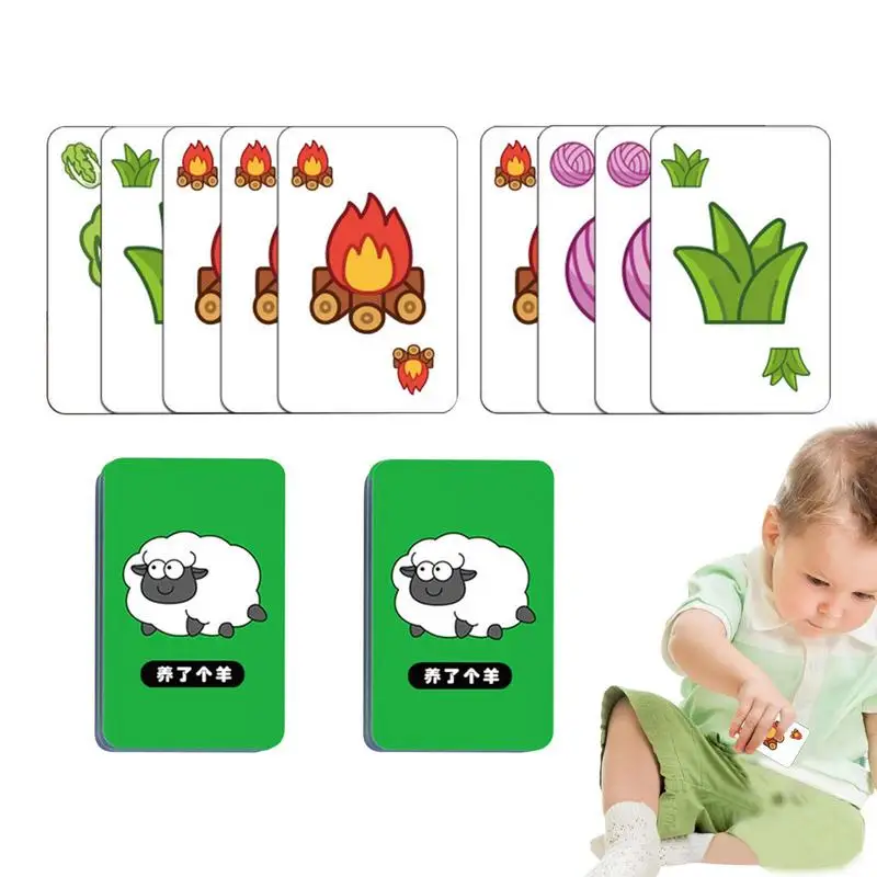 

Pairs Card Game Sheep Is Sheep Theme Game For Kids Early Learning Educational Toy Travel Game For Adults Families And Kids Ages
