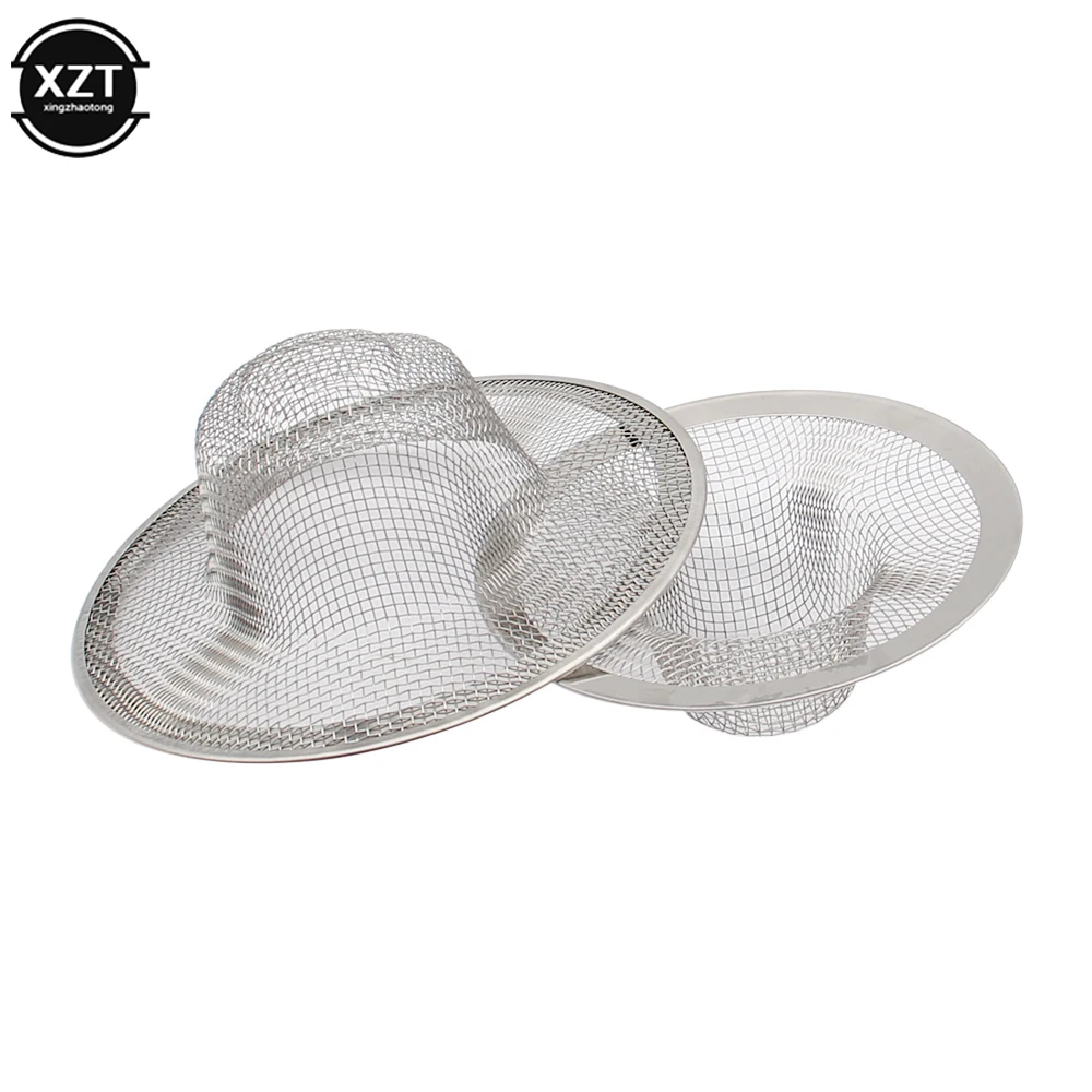 Kitchen Sink Strainer Stainless Steel Flume Filter Mesh Trap Bathtub Wash Basin Sundries Drain Hole Strainer Kitchen Gadget ﻿ 5