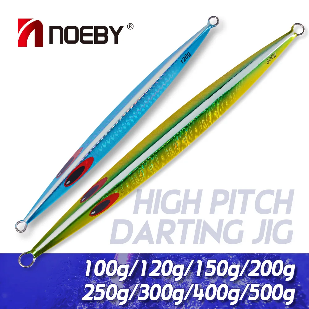 

Noeby Fast Fall Metal Jig Fishing Lure 100g 120g 150g 200g 250g 300g 400g 500g Deep Sea Tackle Artificial Hard Bait Fishing Lure