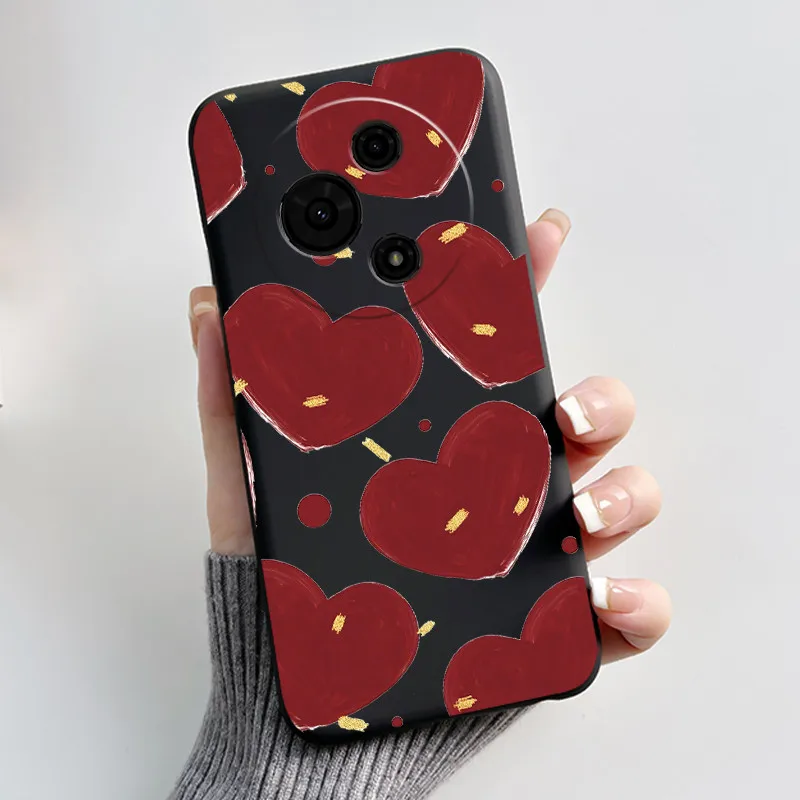 Aesthetic Cute Cat Astronaut Black Silicone Protective Phone Case Cover