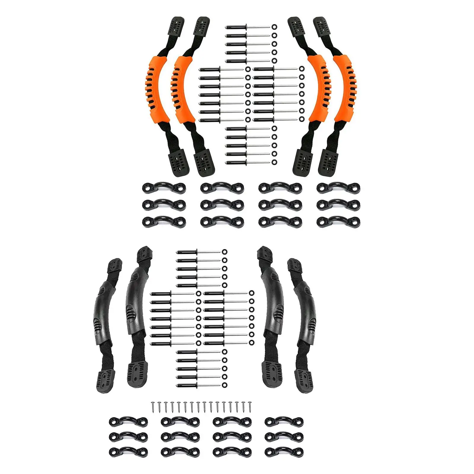

Ручки для Каяка, ручка для каноэ, принадлежности «сделай сам» с винтами, накладкой на глаза, портативные аксессуары для каякинга, Сменные ручки для переноски Каноэ