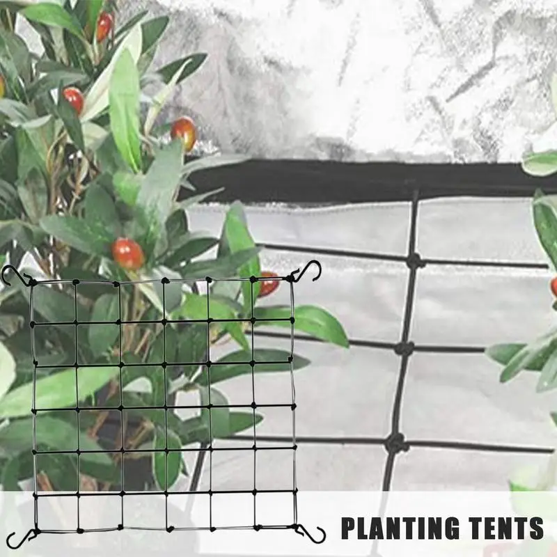 Grow Tent Trellis Net Trellis Net for Grow Tent Elastic Hydroponics Support Plant Net with Hooks Growing 44 Inch Grid Heavy-Duty Construction