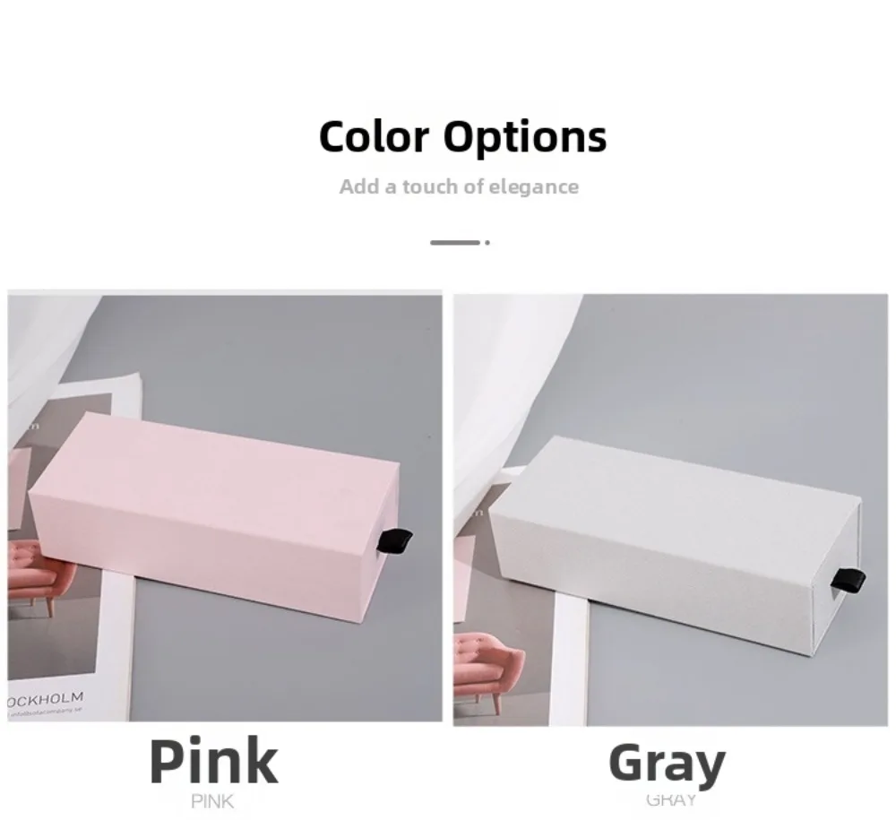 Quadratische Kleine Geschenkboxen Kraftpapier Schubladenstil Geschenkverpackungsboxen Große Kapazität Verpackungsbox – Detail 5