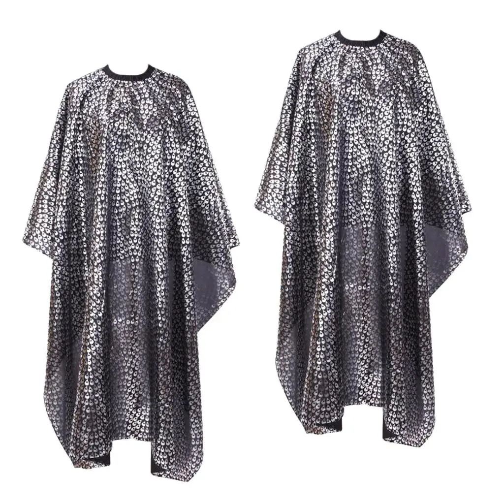 

2x Waterproof Hair Cutting Cape Gown Hairdresser Barber Shop