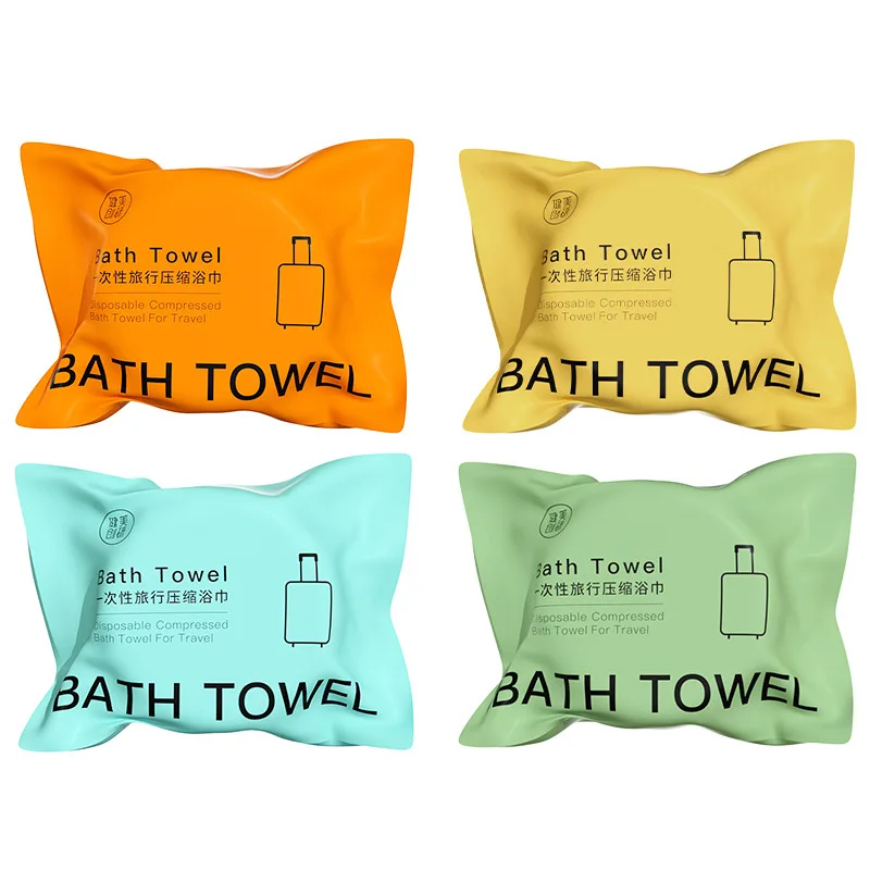 Disposable Bath Towel 70x140cm Compressed Thickened Enlarged Portable Independent Packaging Non-woven