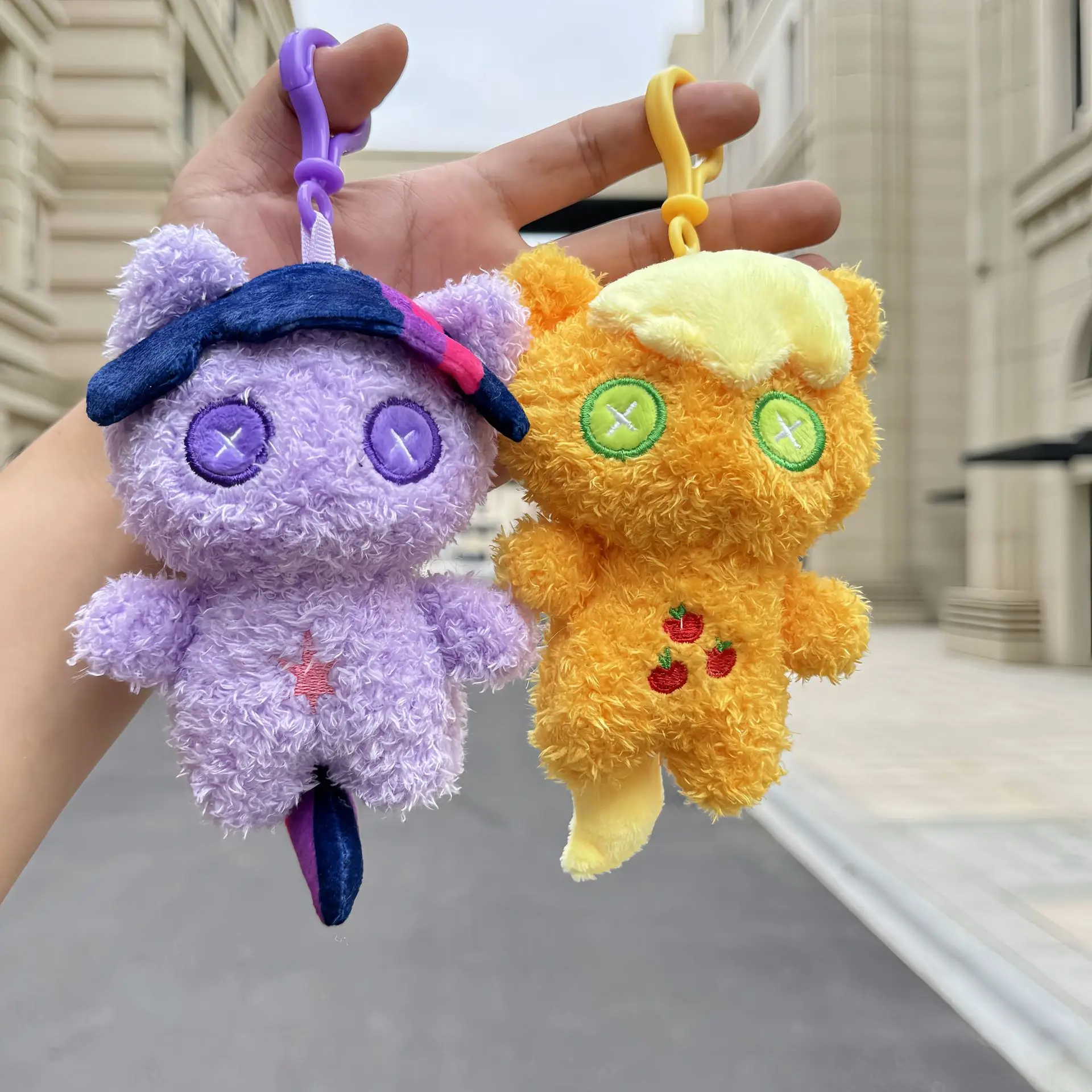 Kawaii My Little Pony Plush Backpack Pendant Keychain Decoration