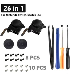 Enhanced 3D Analog Joystick Thumb Stick Replacement Repair Kit with Tool (26 in 1 without box)