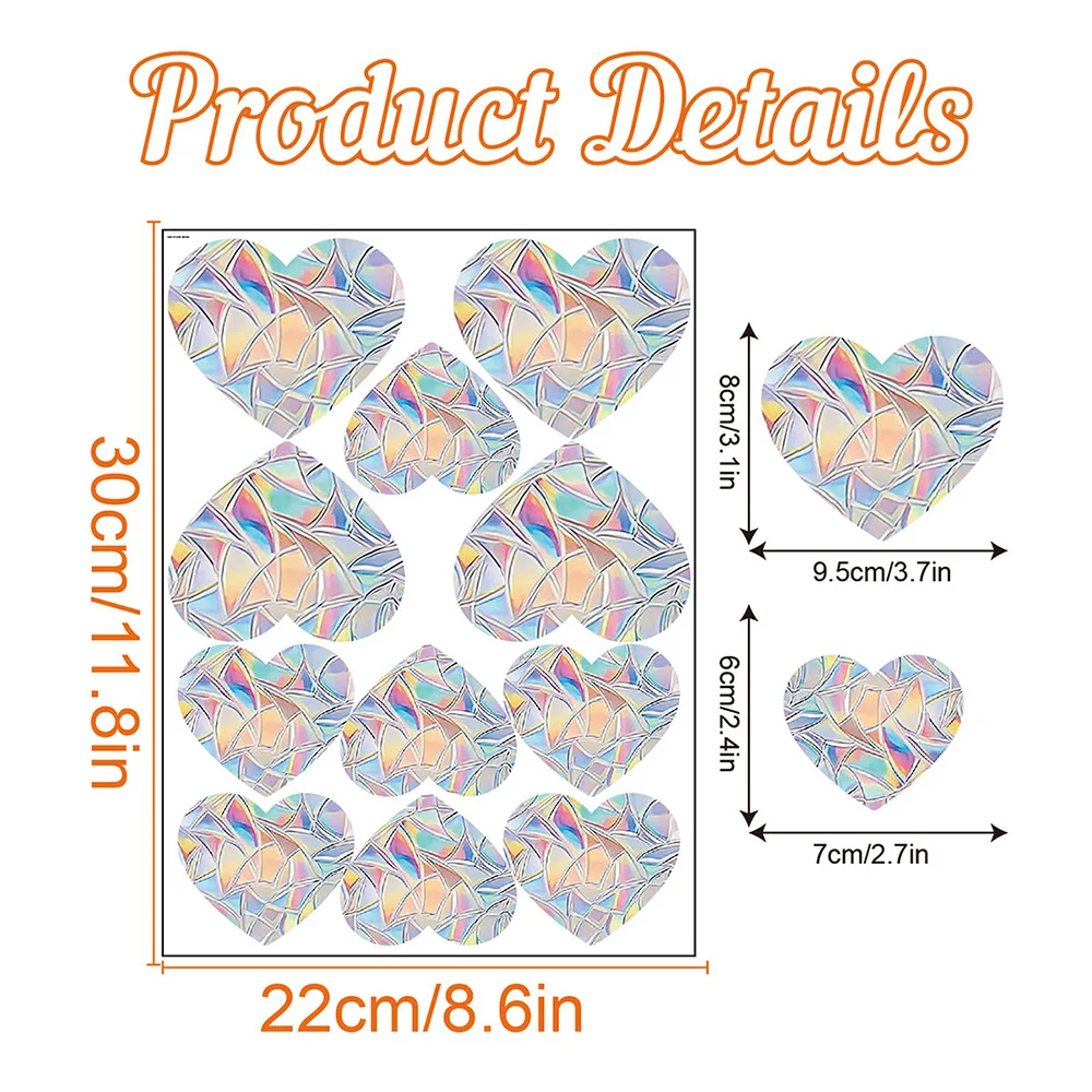 Sunshine Catcher Colorful Window Stickers Rainbow Prism Butterfly Electrostatic Glass Anti-collision Ornament