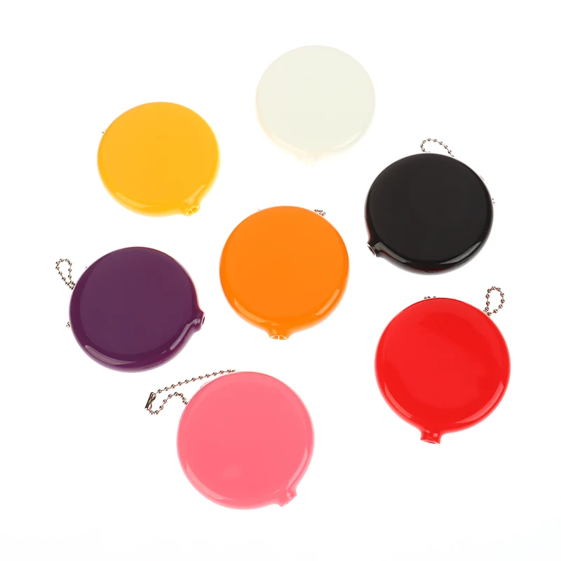 Candy Color Silicone Mini Round Coin Holder Case Coin Purses Women Girls Fashion Purse Wallet Kids Women Ladies