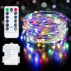 Enchanting 300 - LED Battery - Powered Fairy Lights with 8 Lighting Modes - 5M 50LED (Colorful)