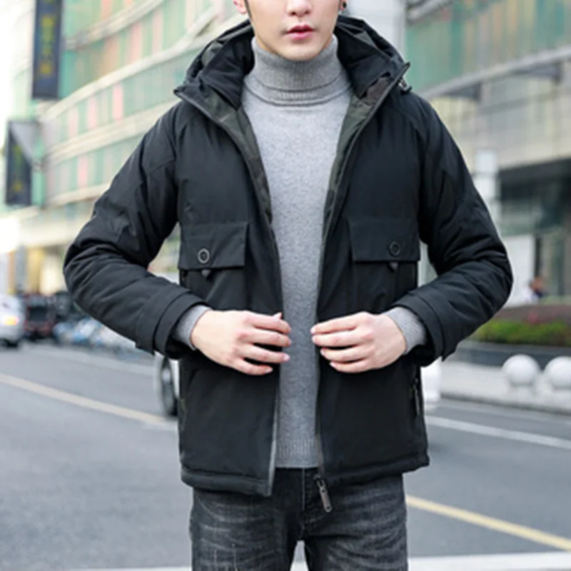 

Men Jacket Winter Waterproof Outdoor Elegant Fashion Warm Sport Over Sized 8XL Business Casual Work Down Jacket Men's Overcoat