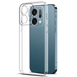 Luxury Crystal Clear Shockproof Protective TPU Back Cover for OPPO Find X9 Ultra (Clear)