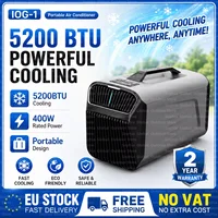 Climatiseur portable IOG-1 5200BTU 400W 220V 50Hz, mini climatiseur mobile pour tente de camping, unité de climatisation portable à brancher pour voyage, petit climatiseur pour usage extérieur, camping-car et maison. 1