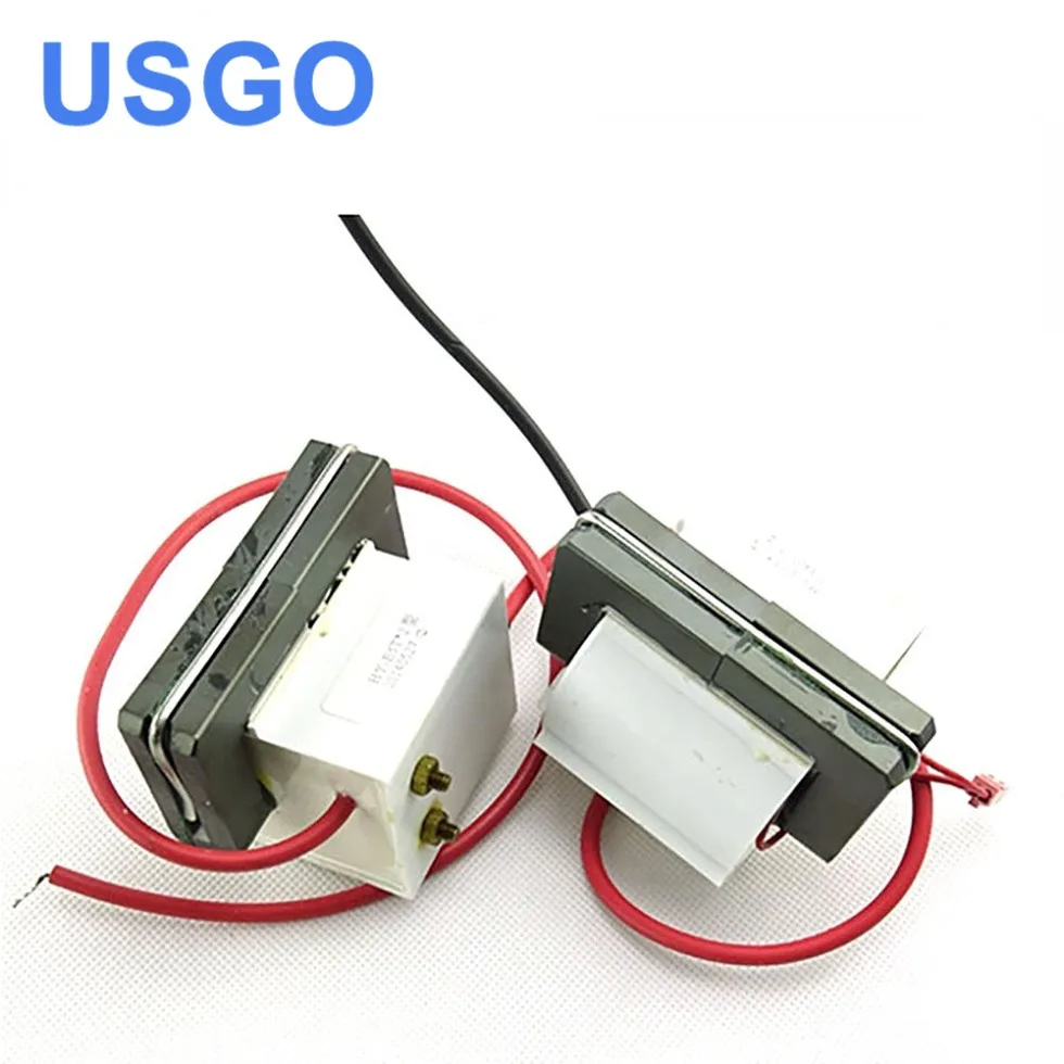 

USGO, Двойной лазерный трансформатор высокого напряжения, катушка с обратным разъемом для лазерного блока питания RECI DY10 Co2