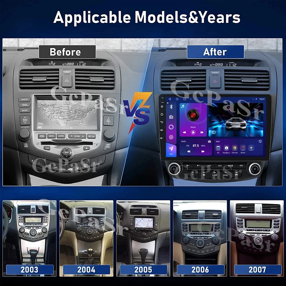 ȥ ڵ 7 CM 2003-2008 TS10  CPU ī  ׷ Ƽ̵ ÷̾ ī  CarPlay ȵ̵ 15