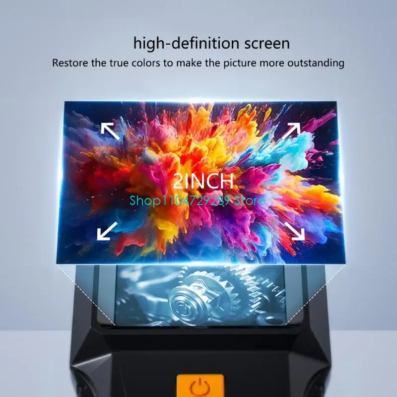 D8KE 헤비 듀티 산업 내시경 2 인치 디스플레이 자동차 엔진 테스트 도구