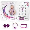 Premium Flannel Blanket for Baby Photography - Perfect for Milestone Monthly Photoshoots Photoshoot Accessories 1
