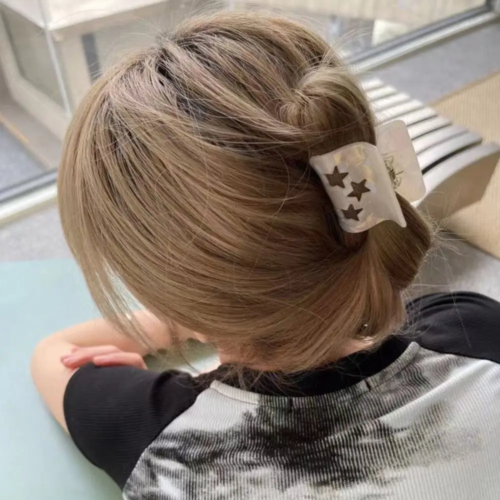 

Ponytail Holder For Women Temperament Headdress Korean Style Crab Clip Star Hair Claw Hair Accessories Women Hair Clips