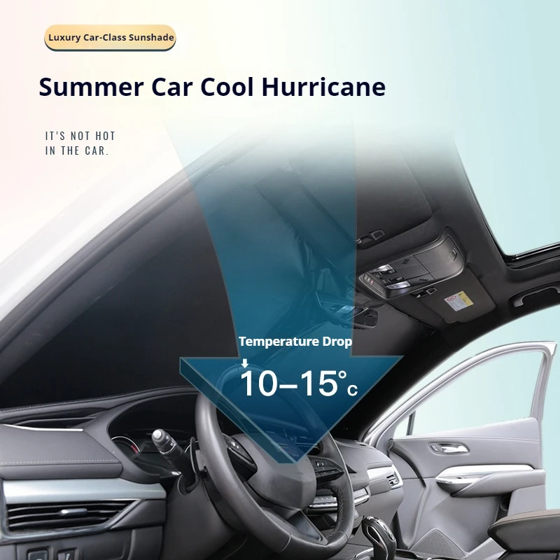 Car Styling Nano-Insulat Windshield Sunshade Front Window Sun Shade Visor Auto Accessories For Honda HRV HR-V Vezel 2015-