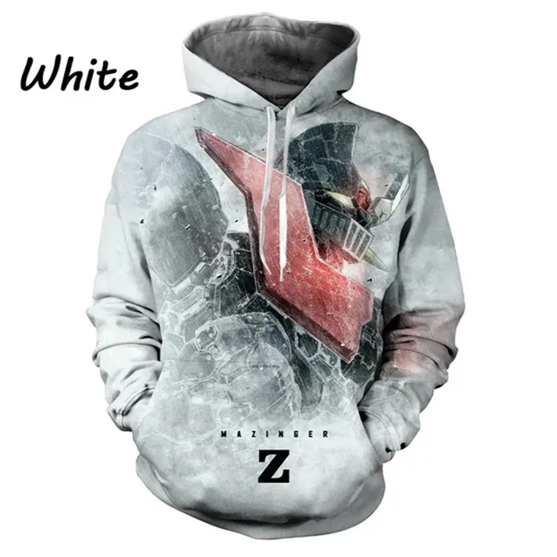 TV Magazine Mazinger Z Hoodie Men Pullovers 3D Print