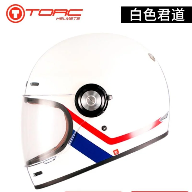 Torc 남성용 오토바이 헬멧, 레트로 헬멧, 오토바이 풀 페이스 헬멧, 오토바이 라이딩 빈티지 헬멧