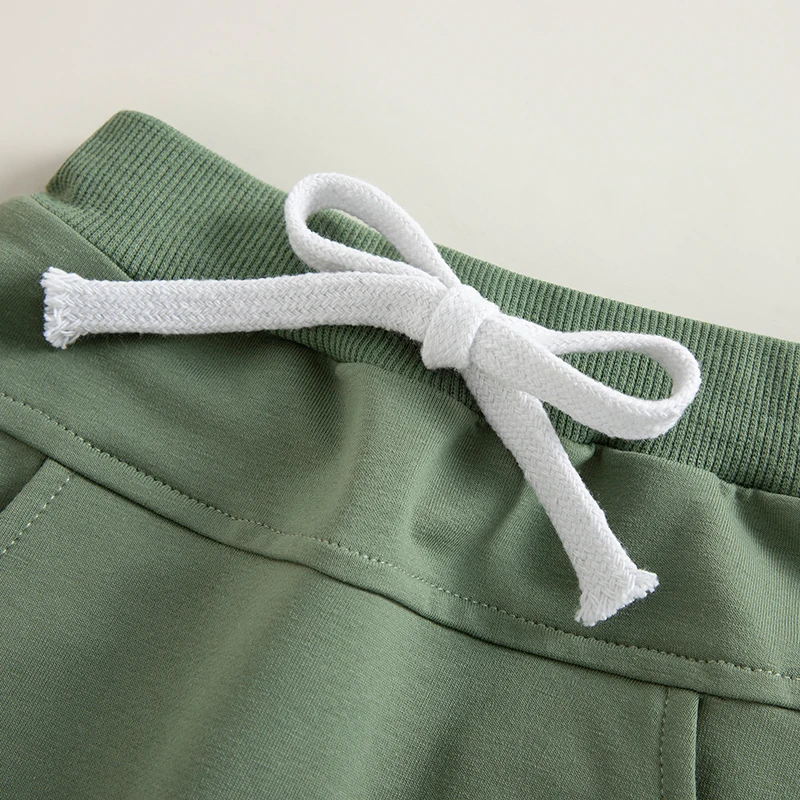 2022-12-12 Lioraitiin 0-3Years Toddler Baby Boys Sweatpants Elastic Waist Drawstring Solid Fall Trousers Pockets Casual Clothes 6