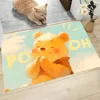 W-Winnie The Pooh Floor Mat Graphic Printed Flannel Doormats For Bathroom Kitchen Entrance Carpet Home Decor 4