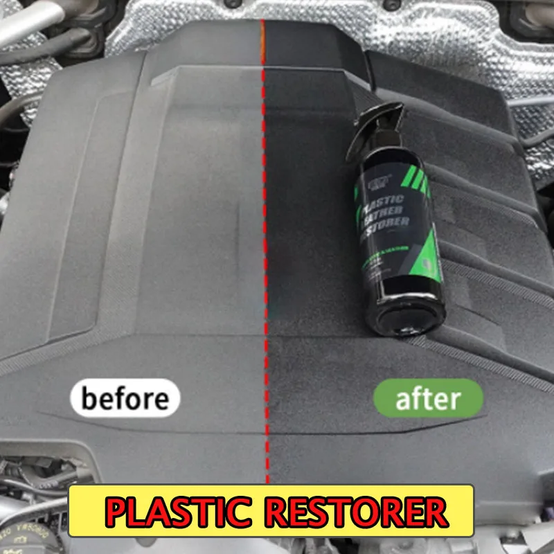 50ml Car Plastic Restorer Back Car Cleaning Polish Repair Coating Renovator  S24