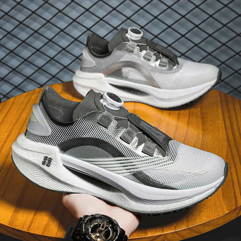 Herren Freizeitschuhe Mit Drehverschluss Und Atmungsaktivem Mesh_voghion.com