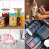 Pet Food Can Lids Foods Canned Scoop Universal Silicone Cap Covers Reusable Cat Wet Food Spoon Most of Standard Foods Cans Tops 6