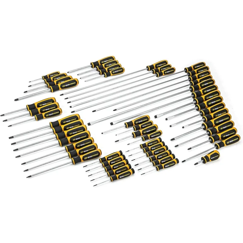 

GEARWRENCH 51 Pc. Master Complete Screwdriver Set, Dual Material Handles - 80051A