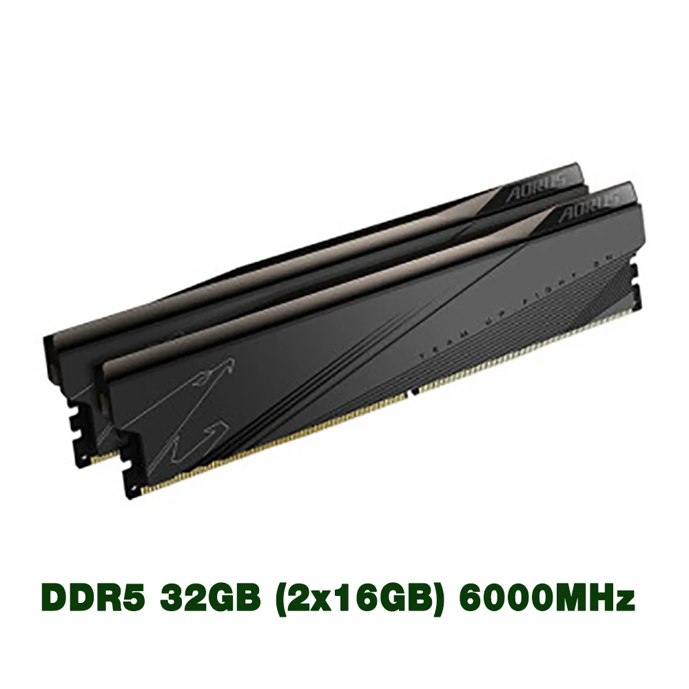 

AORUS RGB Memory RAM High Quality Fast Ship DDR5 32GB (2x16GB) 6000MHz