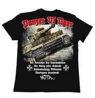 Wehrmacht Panzer VI Tiger Tank T-Shirt. Summer Cotton Short Sleeve O-Neck Mens T Shirt New S-3XL 1