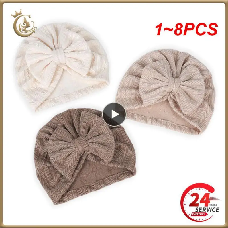 

1-8 шт., детская эластичная лента для волос с бантом