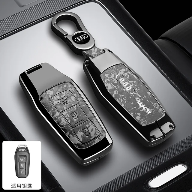 เคสกุญแจรีโมทรถยนต์อัจฉริยะแบบพับได้ ผลิตจากโลหะผสมสังกะสี สำหรับรถยนต์ออดี้ A1 A3 8P A4 A5 A6 S3 S7 S8 R8 Q2 Q3 Q5 Q7 Q8 SQ5 TT RS3 RS6 6