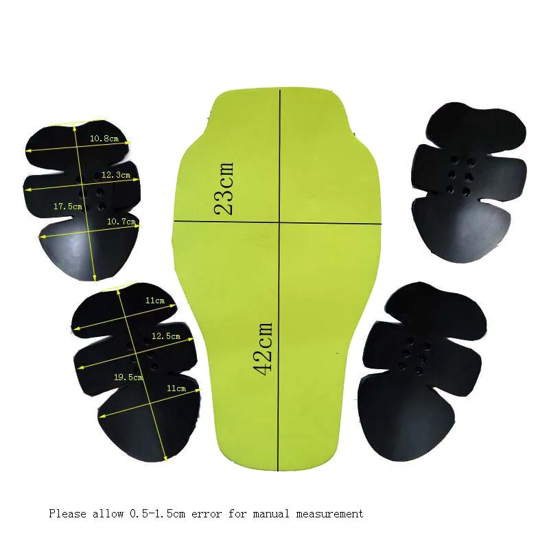 두한 오토바이 재킷 CE 엘보 가드 어깨 패드 및 EVA 등 보호 기어