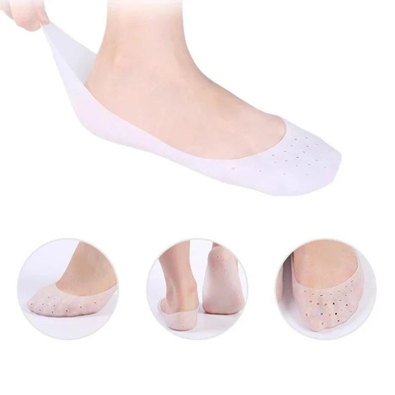 

1Pairs Silicone Moisturizing Feet Care Socks Anti Feet Skin Dryness Cracking Exfoliating Dead Skin Remove Protector Pain Relief